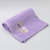베이비베어 바스타올, 곰세마리  퍼플, 1개