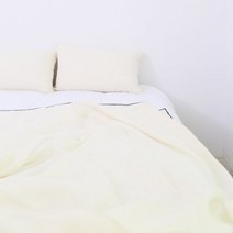 까사베르데 무지이중거즈 베개커버