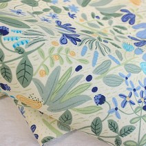 르우홈 당신의 마음 패브릭 원단 블루, 1개