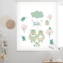 끌래망스 곰세마리 롤스크린 암막