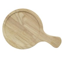 블럭마트 원형홈 나무트레이, 혼합 색상, 1개