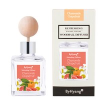 바이향 리프레싱 우드볼 디퓨져 100ml, 캐모마일그레이프프룻