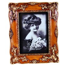 키다리 마리 사각액자 5x7, 엔틱 브라운