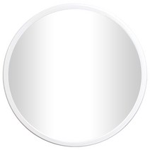 골든벨시계 메탈 원형 벽거울 30cm, 7181 화이트