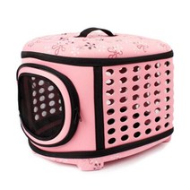 블럭마트 EVA 애견가방 캐리어, 핑크, L (45 x 38 x 32 cm)