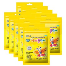 아모스 아이 클레이 파우치 10p, 50g, 노랑