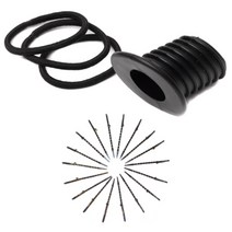 루머스 이지 포니테일 세트 HU063 + 실핀 HU020, 혼합 색상, 1세트