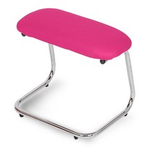 체어포커스 다용도 발 받침대 의자 체어풋 ALPHA 메쉬, 핑크