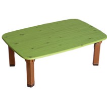 한목가구 다용도 접이식 테이블 중 661, 워시그린