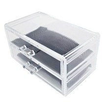 2단 아크릴 서랍식 보관함, 1개