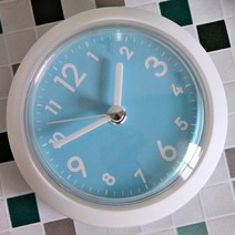 키다리 욕실 흡착시계 블루, 1개