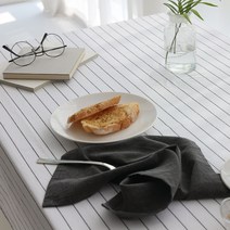 쓰임 화이트ST 테이블보, 110 x 200 cm