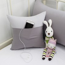 베드앤데코 항균 포켓 쿠션 커버