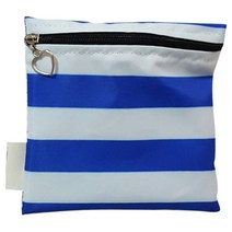 디자인스올 방수 약 파우치, 블루스트라입