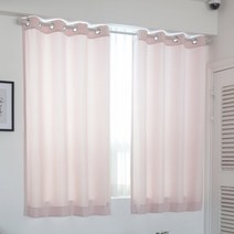 리앤룸 프렌치 암막 커튼 2p + 커튼 끈 + 후사고리