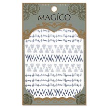 MAGICO 에스틱 네일스티커, 실버 헤르츠, 1개