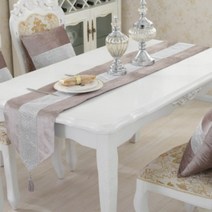 이코디 심플 테이블 러너, 샴페인, 32 x 250 cm