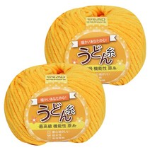 실바람 극세사 수면 뜨개실 우동사 2p, 17 노랑
