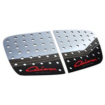 카이만 카본스타일 C필러 스포츠플레이트 카이만 레드, 기아_올뉴 스포티지 23 x 15 cm