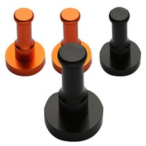 리버그린 인테리어 컬러 벽걸이 후크 4p, 블랙, 오렌지, 1세트