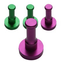 리버그린 인테리어 컬러 벽걸이 후크 4p, 그린, 퍼플, 1세트