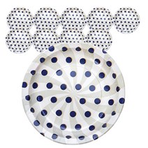 블린 메리메리 봉봉 일회용 종이 접시 180mm, 1개입, 10개