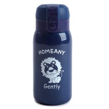 홈애니 원터치 보온보냉병, 네이비, 300ml