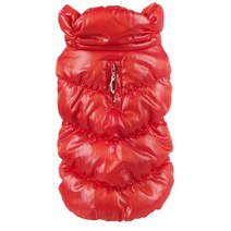 이코디 강아지 지퍼 포인트 패딩, 혼합 색상