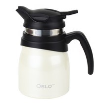 오슬로 피카 커피 티포트 800ml, 화이트