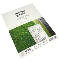 폼텍 전산 방수 라벨지 47 x 26.9 mm PP-3102, 40칸, 10개입