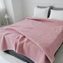 메종텍스타일 멜팅 면모달 와플 패드 겸 스프레드, 인디핑크