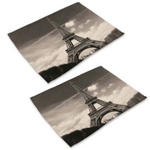 아울리빙 빈티지 에펠탑 식탁매트 2p, A, 42 x 32 cm, 2개