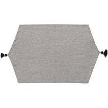 하우밍 올가 태슬 테이블매트, 웜그레이, 46 x 30 cm