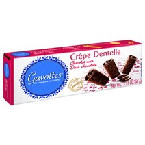 Gavottes 크레페 덴텔 쇼콜라 누아, 90g, 1개
