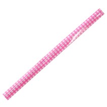 황씨네도시락 포장용 체크타이, 핑크, 300개입