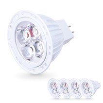 씨티오 LED MR16 램프 4W 5p, 전구색(오렌지색)