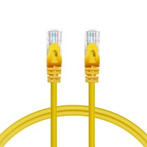 AVIVE 고급형 UTP 20m CAT5.E 랜선 케이블, YELLOW, 1개