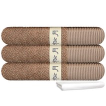 송월타월 뉴명품 세면타월 3p + 수입행주 30, 갈색, 1세트