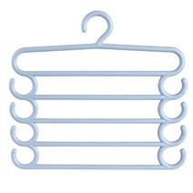 마켓감성 다기능 바지걸이, 블루, 1개