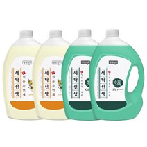 아토세이프 세탁선생 진드기 액체세제 3.1L x 2p + 섬유유연제 블루밍플라워향 3.1L2p, 1세트