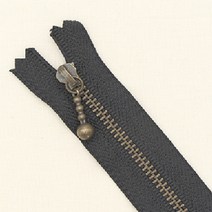 YKK 앤틱 지퍼 10cm, 블랙, 10개입