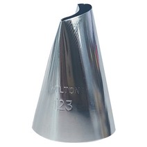 윌튼 베이킹용 123호팁 모양 깍지 초생달 대, 1개