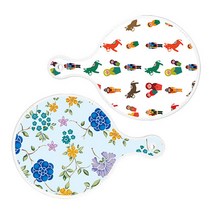 로엠디자인 원형 서빙 도마보드 2p 마트로시카 세트, 마트로시카, 로맨틱블루floral비색, 1세트