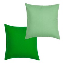 아인하우스 옥스포드025 쿠션 솜포함 2p, 초록색, 올리브색