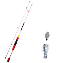 아피스 배스게임 루어낚싯대 XT + 다미끼 스커트베이트 트램블 지그 14.2g, 낚싯대(화이트), 지그(07 WHITE SHAD 2)