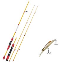 아피스 베스게임 XT 멀티 루어 낚싯대 세트 옐로우 + 다미끼 쏘킬 55 하드베이트 루어 312H PURE PINK, 1세트