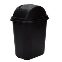 더라이프 스윙 휴지통 20L, 블랙, 1개