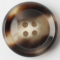 동화상가몰 버팔로 슬라이드 단추 25mm, 다크브라운, 10개입