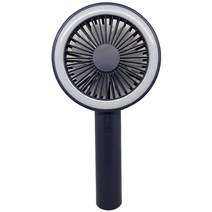 엘라 LED WIND 휴대용 선풍기, 네이비블루