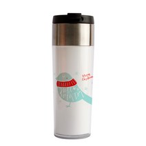 디자인아지트 기성 스텐 텀블러 크리스마스 Enjoy Winter, 새, 340ml